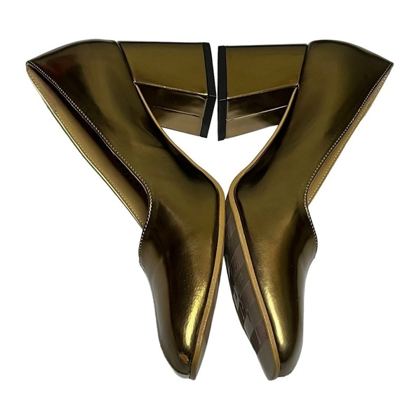 John Fluevog Tasty Vogs Lucienne Two-Tone Mod Pump Women Size 8.5 - Picture 5 of 12